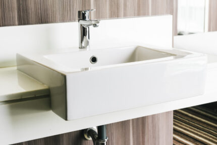 Modern Wall-Mount Ceramic Washbasin Cabinet
